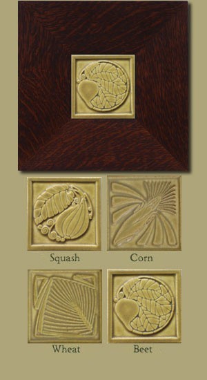 Garden Harvest Tiles - Gold - Clearance