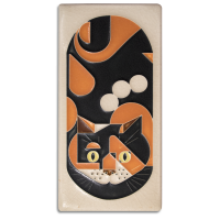 4 x 8 Calico Cat by Motawi Tileworks - Product Image