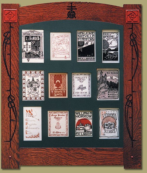 NO LONGER AVAILABLE Framed Bookplates , Dard Hunter Studios Template