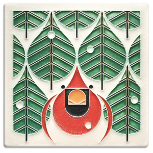 6 x 6 Coniferous Cardinal - Product Image