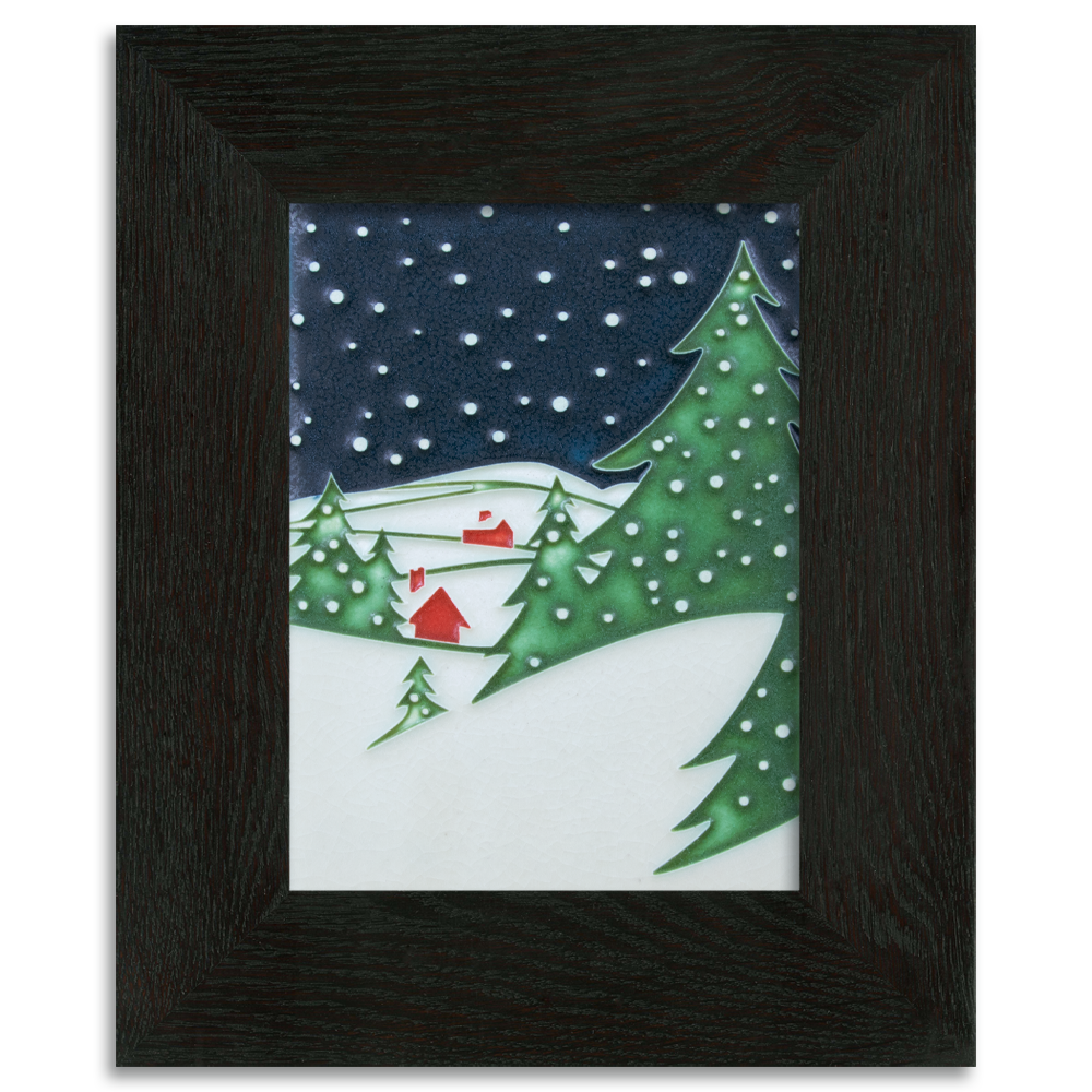 6x8 Snowy Night Midnight , Dard Hunter Studios Template
