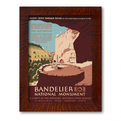 Bandelier National Monument Framed Poster - Product Image