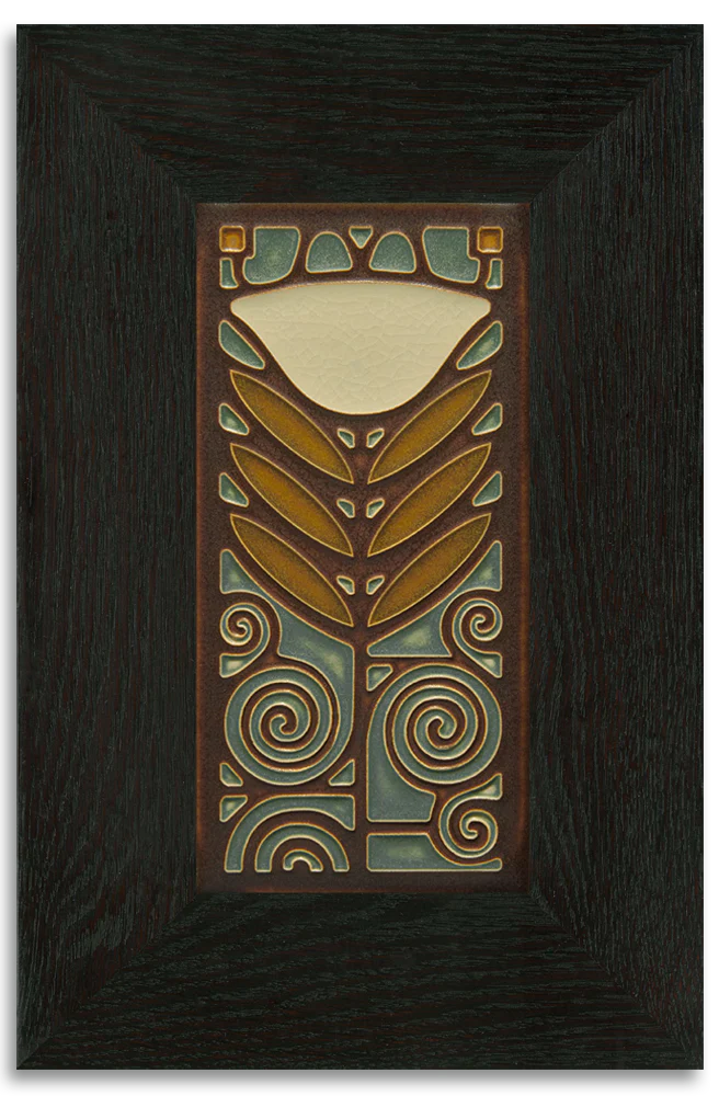 Dard Hunter Poppy 4x8 tile , Dard Hunter Studios Template