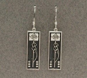 Dard Hunter Sterling Silver Jewelry, design #202