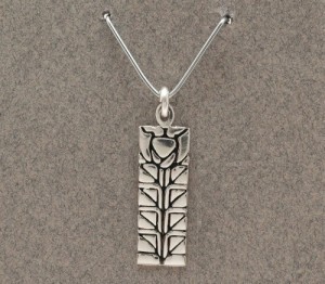 Dard Hunter Sterling Silver Jewelry, design #208 - Product Image