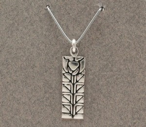 Dard Hunter Sterling Silver Jewelry, design #208