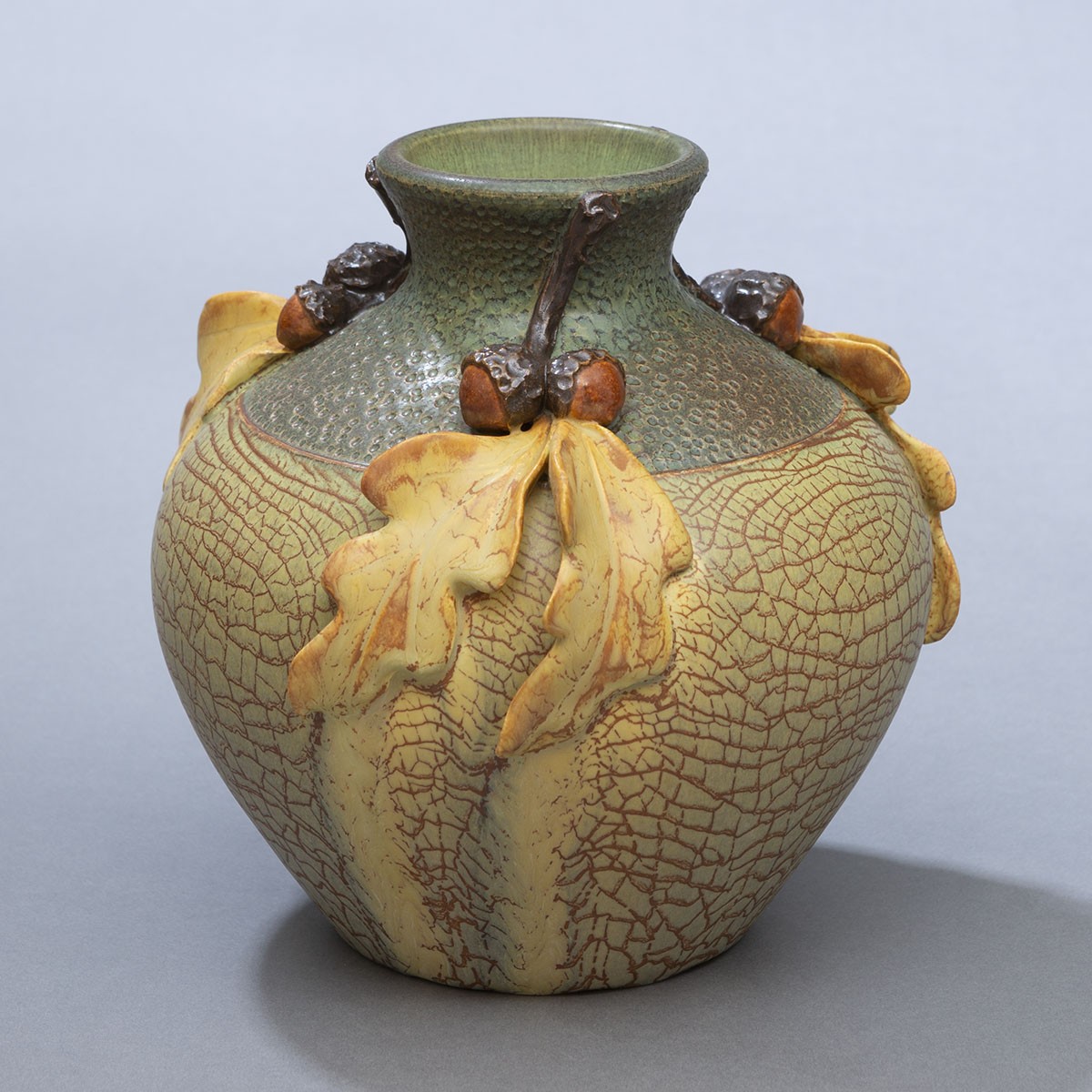 Ephraim's Great White Oak Vase , Dard Hunter Studios Template