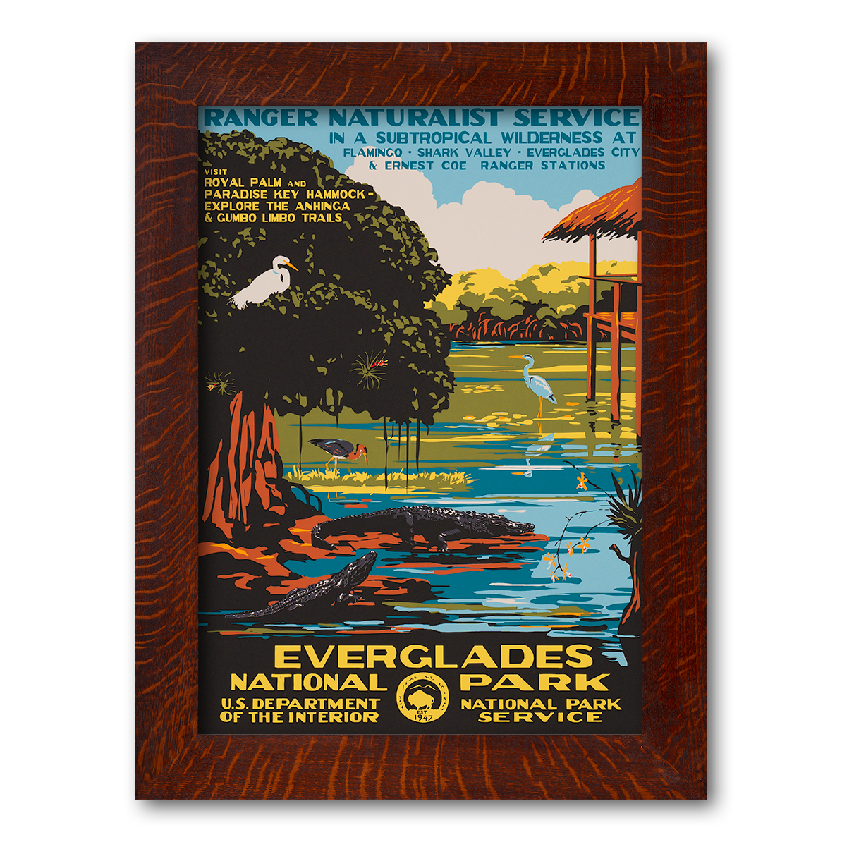 WPA Serigraph National Park Poster-The Lure of N Parks 