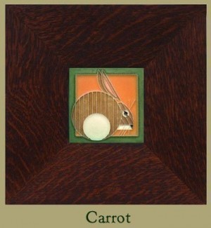 Hare, 4" x 4" tile - Product Image