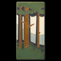 New 4 x 8 Pine Forest by Motawi Tileworks 