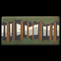 New 8 x 4 Pine Forest by Motawi Tileworks 