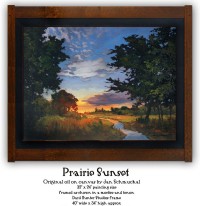 Prairie Sunset by Jan Schmuckal