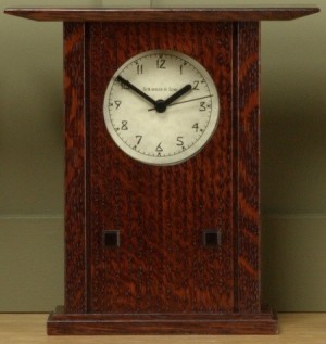 Prairie style Mantle Clock 