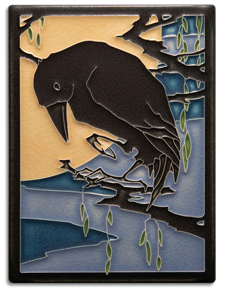 Raven Tile in Midnight , Dard Hunter Studios Template