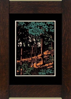 Summer Woods II, Laura Wilder's Limited Edition Block Print - Product Image