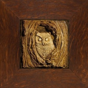 Weaver 8" Owl Tile