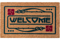 Welcome Mat in Rose Motif - Product Image