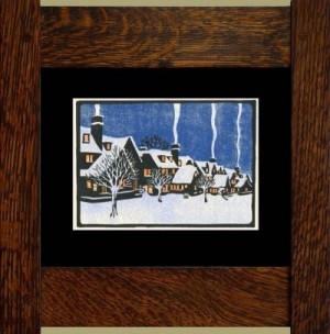 Winter in Montreal, Laura Wilder's Signed Mini-giclee - Product Image